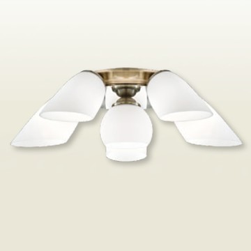 金屬玻璃造型半吸頂燈 F37-21-92245