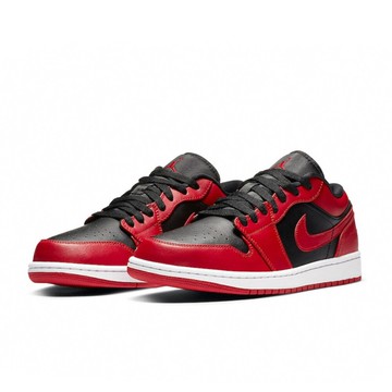 Nike Air Jordan 1 Low 反轉黑紅 禁穿 公牛 芝加哥 休閒鞋 運動鞋 男鞋 553558-606