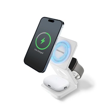 20W Qi2 MagSafe 三合一折疊式磁吸充電座組
