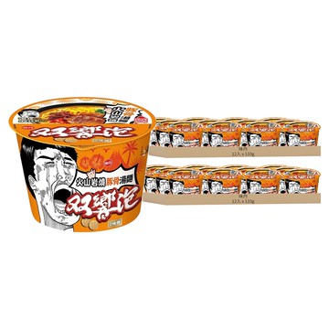 味丹 双響泡 火山豚骨湯麵 110g  24入