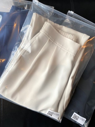 品牌折扣店撤柜外貿女裝剪標清倉垂順質感顯瘦直筒休閑褲女夏新款