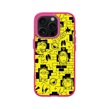 iPhone 16 Pro Clear 粉漾桃 - Minions - Minions - Yellow Wall