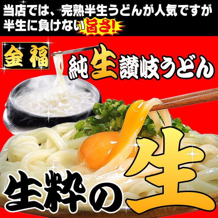 送料無料（北海道・沖縄除く） 金福 純生 讃岐うどん 20人前又は14人前つゆ有りセット ギフト等に！ うどん