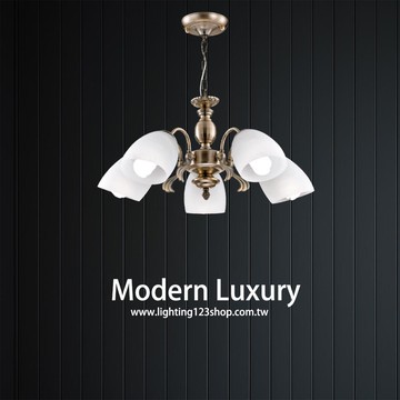 鋁合金電鍍玻璃造型吊燈 F94-19-30642