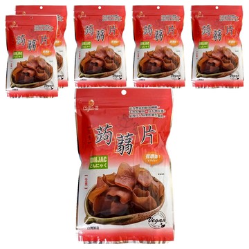 Chiao-E 巧益 五香蒟蒻片 全素  100g  6包