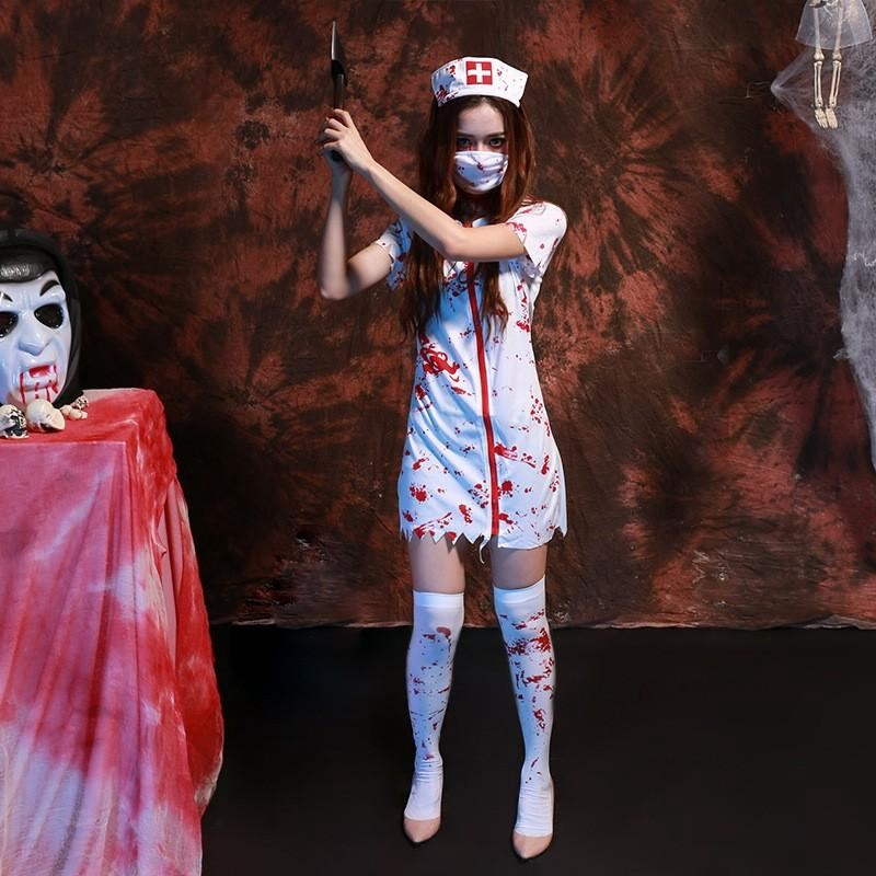 完成】血のり加工 メイド服