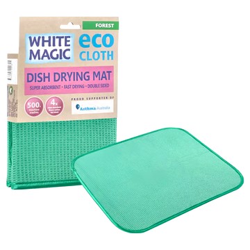 White Magic 餐具蔬果吸水墊  45 x 40cm  森林綠  1個