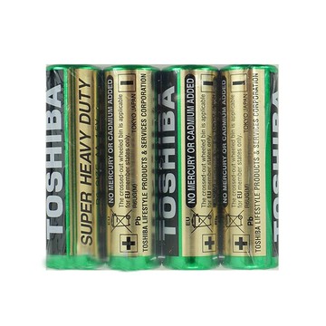 東芝碳鋅環保電池3號4入 1/e 莘嶸  莘嶸企業有限公司