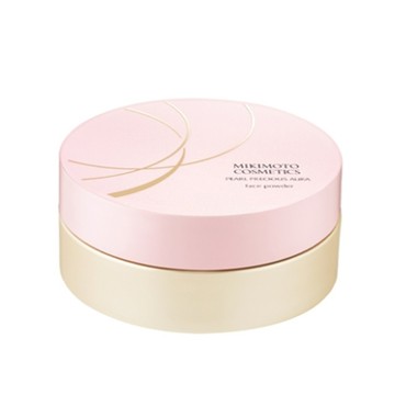 日本 MIKIMOTO 珍珠光蜜粉(散粉狀) - 粉色珠光-正裝(包含盒+粉撲)