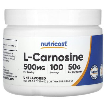 Nutricost, L-肌肽，原味，1.8 盎司（50 克）