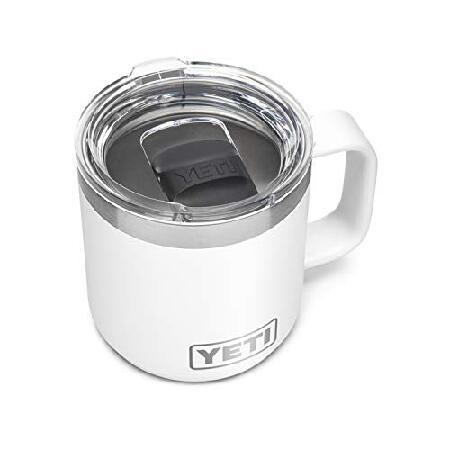 YETI Rambler oz Stackable Mug, Vacuum Insulated, Stainless Steel with MagSlider Lid, White