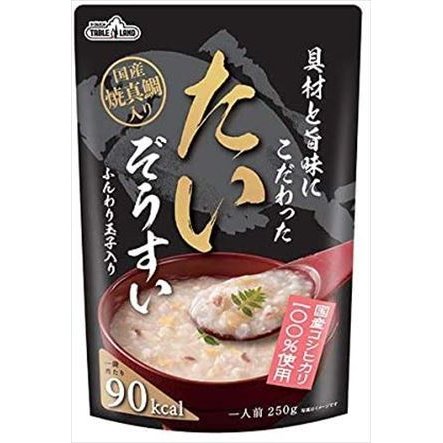 送料無料 テーブルランド 具材と旨味にこだわった たいぞうすい 250g×12個