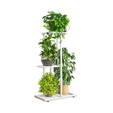 FAmILyLIFE 生活 工業風置物花架 A-277-W 41.3 x 22.2 x 55.6cm 1180g  淨白色  3層