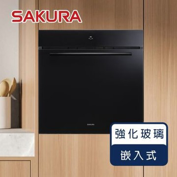 櫻花牌 E3621A 嵌入式電器收納櫃 橫流扇設計 隱藏出風口 強化玻璃下掀門板 不鏽鋼平拉式托盤 炊飯器
