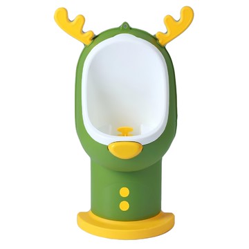 麋鹿兒童小便斗8826 綠色 環保PP材質 可掛設計