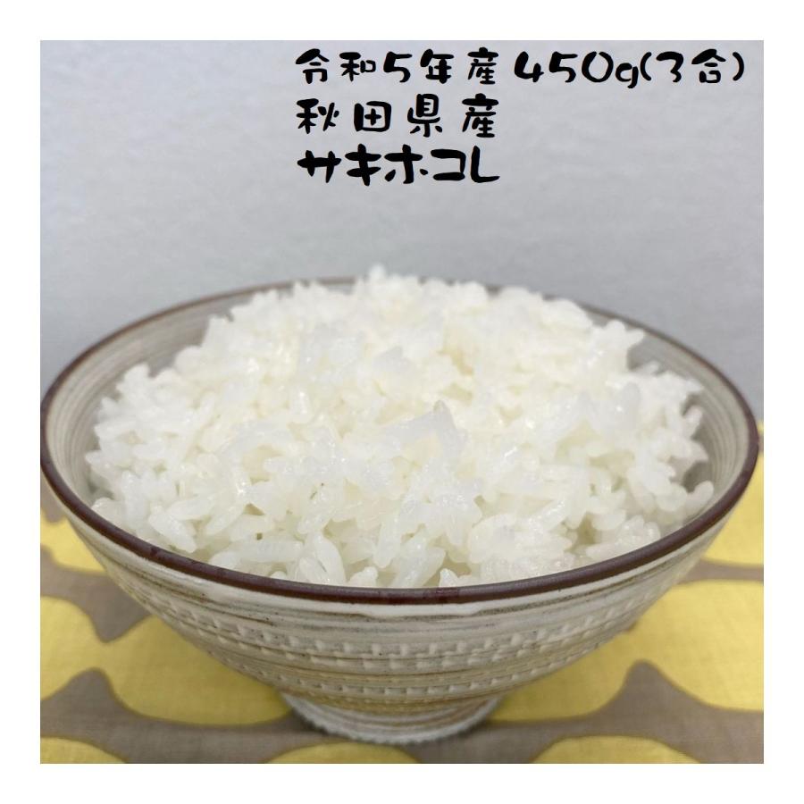 米 お米 お試し (450g) ポイント消化 サキホコレ 3合 令和5年産