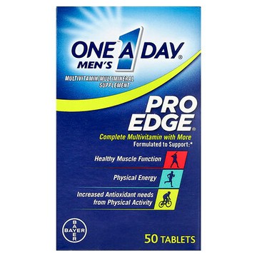 One-A-Day, Men's Pro Edge，全效多維生素，50 片