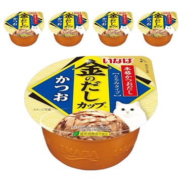 INABA CIAO 金湯杯 貓用湯罐  IMC-132 鰹魚  70g  5個