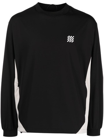 Manors Golf - two-tone pullover windbreaker - men - Polyamide/Elastane - S - Black
