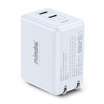 nisda gan45w 氮化鎵雙c輸出急速充電器