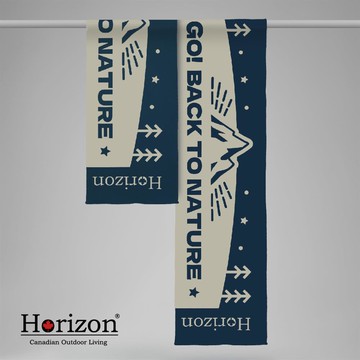 【Horizon 天際線】 Outdoor 超微細纖維環保運動毛巾 幽谷藍_廠商直送