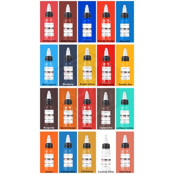 TAIWAN DH TATTOO SUPPLY:Xtreme Tattoo Ink*x牌顏料讓您視覺驚豔~低色差.好上色