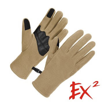 【EX2德國】抗靜電觸控保暖手套『駝色』866131 戶外 露營 登山 健行 休閒 時尚 保暖 抗靜電 觸控 手套