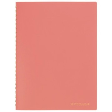 SEPTCOULEUR A5筆記本 粉紅