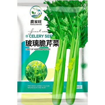 【原廠包裝】玻璃脆芹種子（Glass Crisp Celery）台灣現貨｜清脆多汁｜陽台盆栽｜家庭菜園｜有機種植快速採收