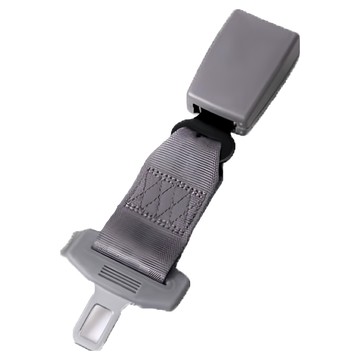 汽車安全帶易扣延長器 灰色 適用於所有車輛 單手易扣設計  1個