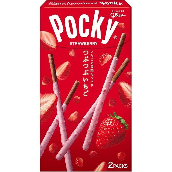 【豆嫂】日本零食 POCKY固力果 草莓風味巧克力餅乾棒(55g)