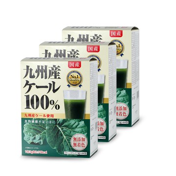 盛花園 日本九州產100%羽衣甘藍菜青汁(44入/組X3盒)