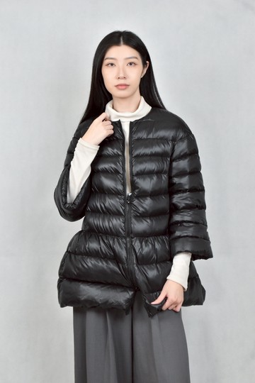 (S) valentino黑色羽絨外套