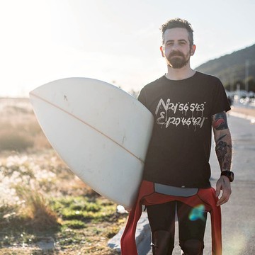 【EPOCHSIA】中性圓領潮流短T 墾丁座標-經典款