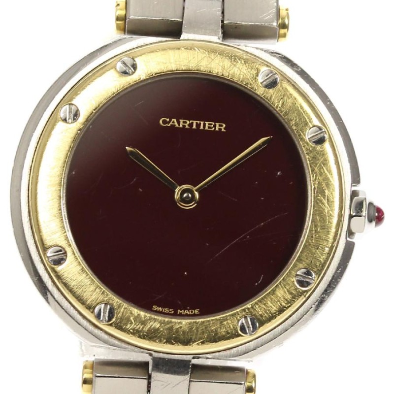 CARTIER】カルティエ サントスラウンド SM SS/YG コンビ クォーツ レディース | LINEブランドカタログ