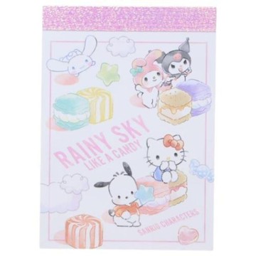小禮堂 Sanrio 三麗鷗大集合 迷你便條本 (甜點雲朵款)