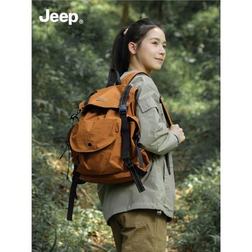 (免運)Jeep雙肩包女旅游輕便大容量防水戶外登山包徒步旅行背包女生書包