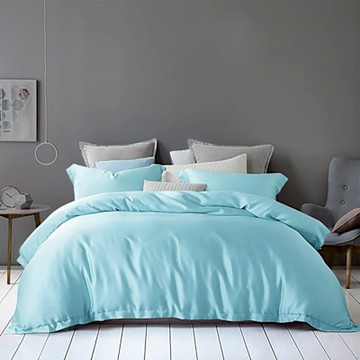 Ania Casa 湖綠色 50%天絲 採吸濕排汗藥劑 加大兩用被床包組