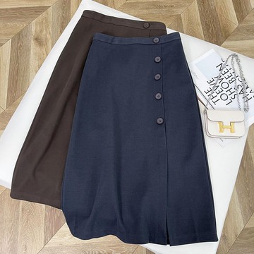 悅系列毛呢半身裙   J108260    I