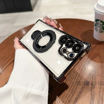 U盾磁吸支架 氣囊鎧甲 帶鏡頭膜 適用 三星 Galaxy S26 S25 S22 S23 Ultra S24+ 手機殼