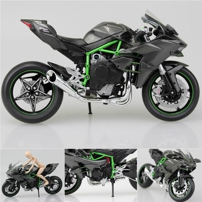 新品　1/6　カワサキ　H2R　バイク完成品　アクションフィギュア カワサキ-合金レーシングバイクモデルh2r,1:6スプレー,ダイ