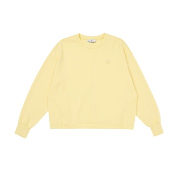 FILA #復古飛馳 女長袖莫代爾太空棉T恤-檸檬黃 5TEZ-5428-YE