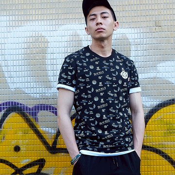 BIG TRAIN加大滿版印舒爽竹節男T-K80817-81&88