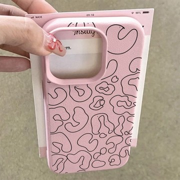小羊皮紋防摔殼 適用 iPhone 16 Pro 15 Plus 14 Pro Max 13 防滑親膚手感