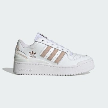Adidas 愛迪達 Forum Bold Stripes W [ID1284] 女 休閒鞋 厚底 舒適 白 卡其