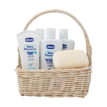 chicco 寶貝植萃呵護提籃禮盒  1組