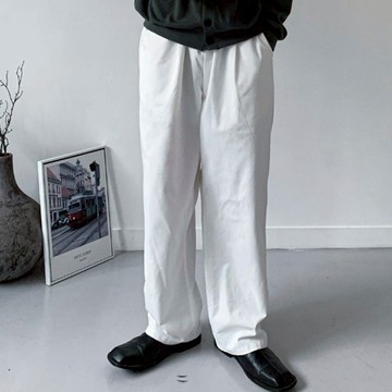 【Metanoia】🇰🇷韓製  束帶卡其落地褲