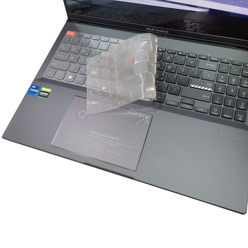 【Ezstick】ASUS Vivobook Pro N7601 N7601ZM 奈米銀 抗菌TPU 鍵盤膜