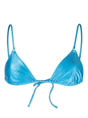 Filippa K - triangle-shape swimwear top - women - Polyamide/Elastane - XS - Blue