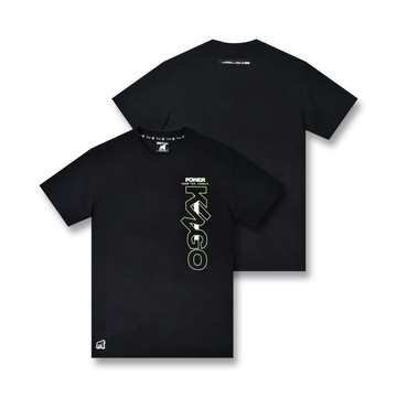 KINGO男款｜黑色印花T恤 411136